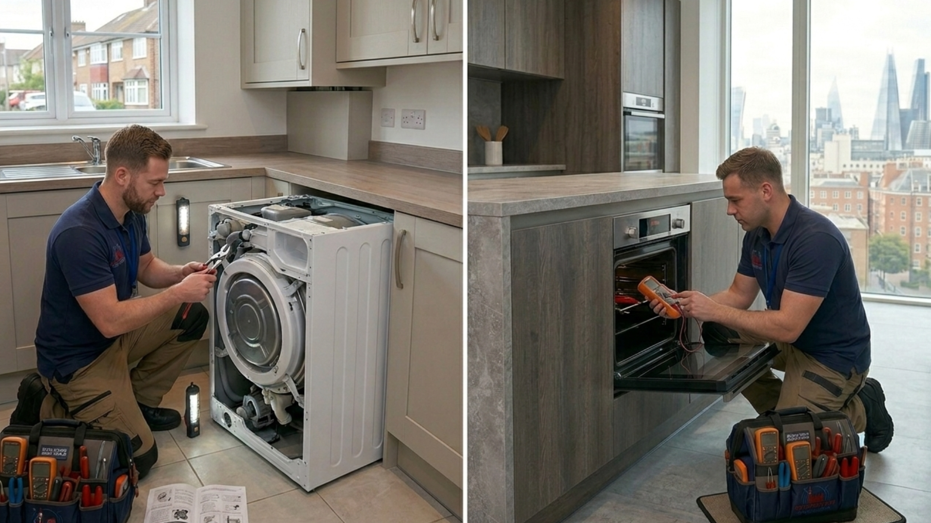 Built-in vs Free-standing appliance repair 