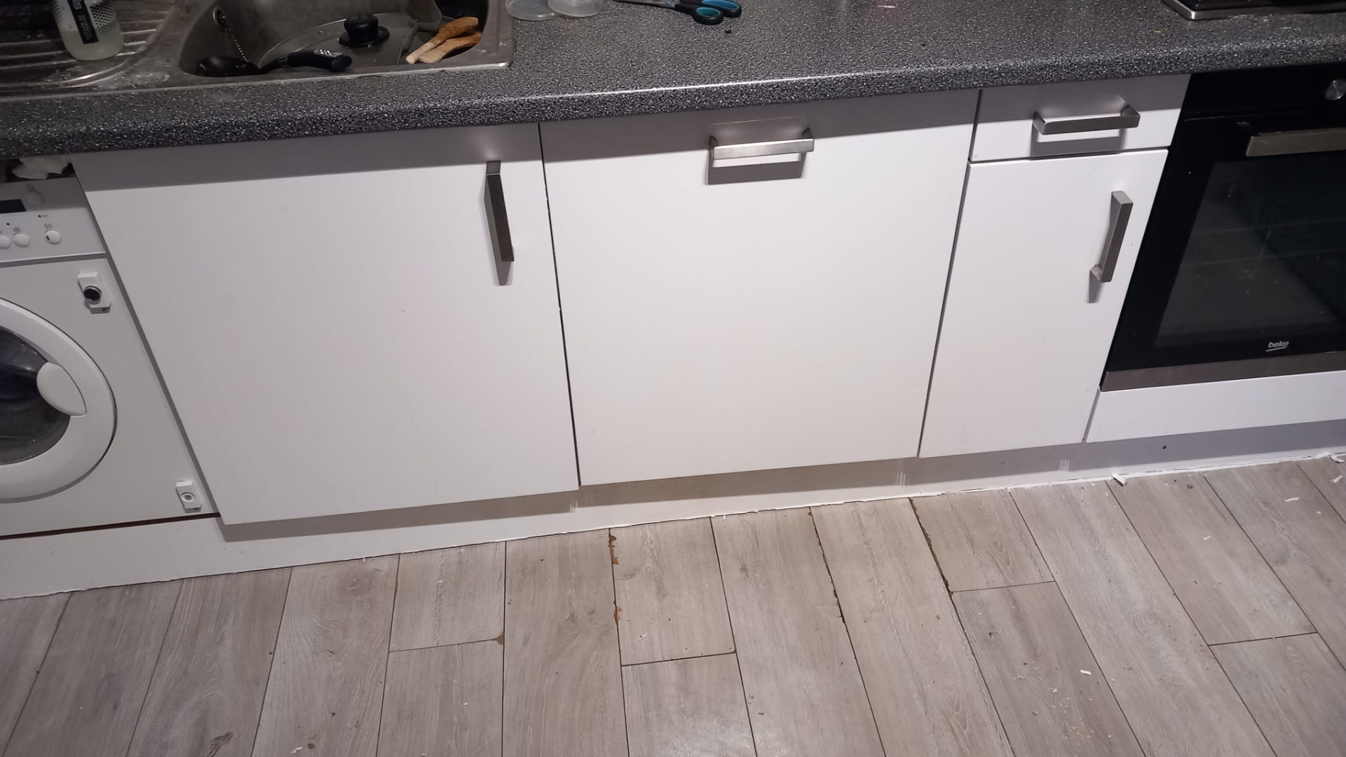 Built-in appliance Installed