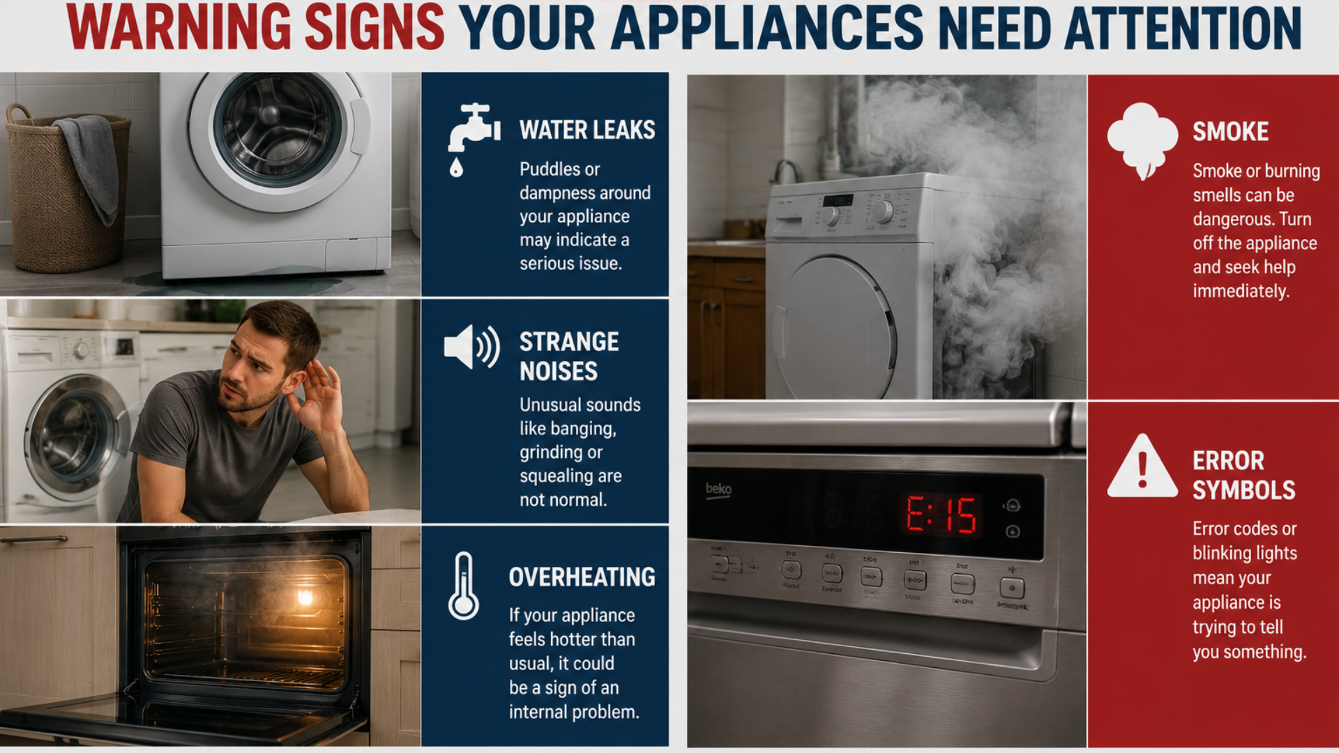 Warning Signs Your Appliance Needs Professional Repair