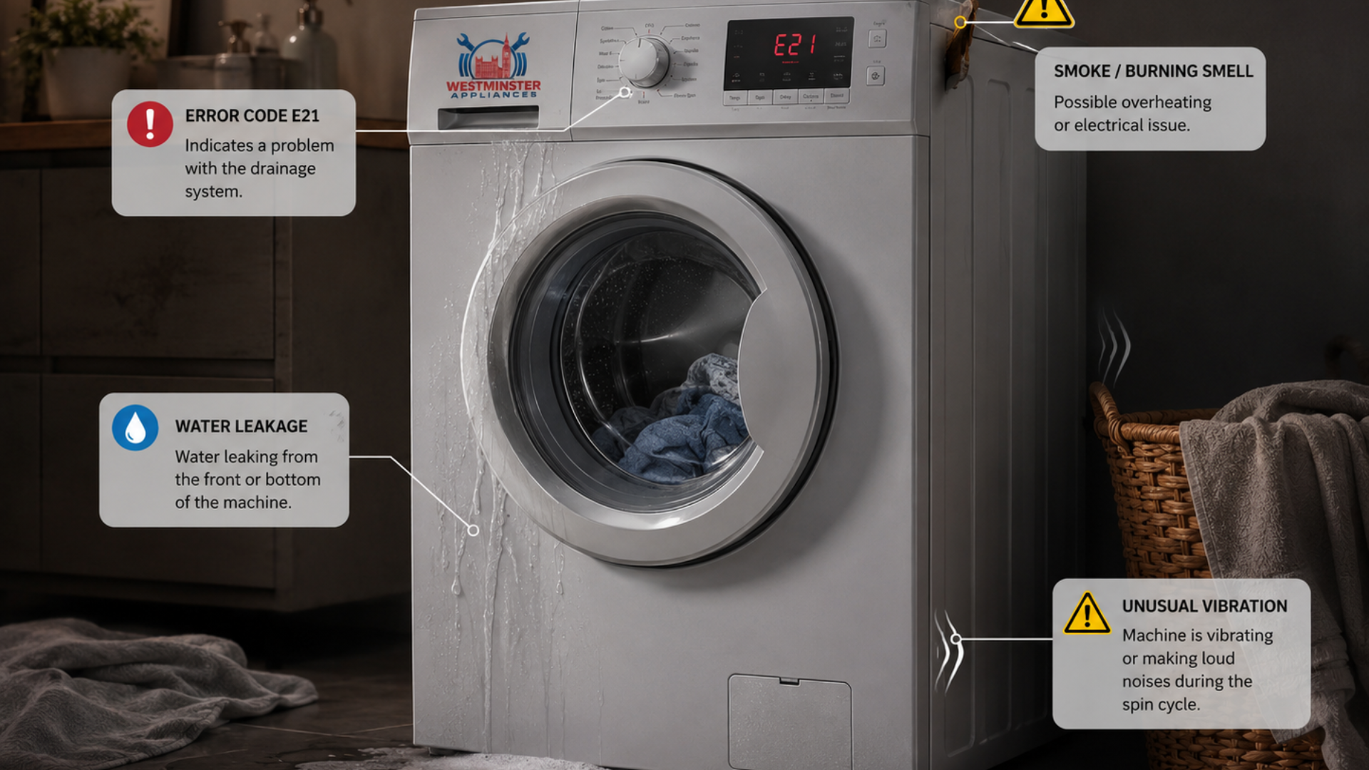 Warning Signs of Washing Machine Failure