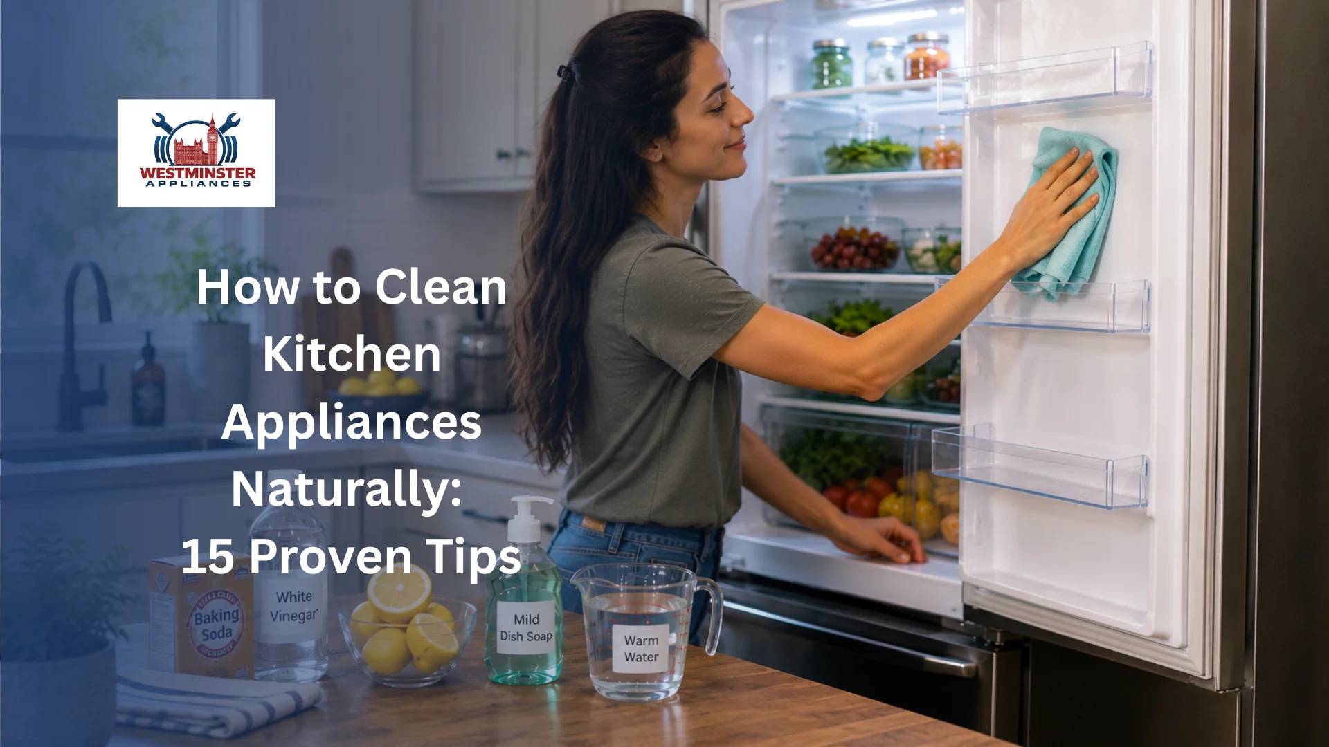 How to Clean Kitchen Appliances Naturally: 15 Proven Tips