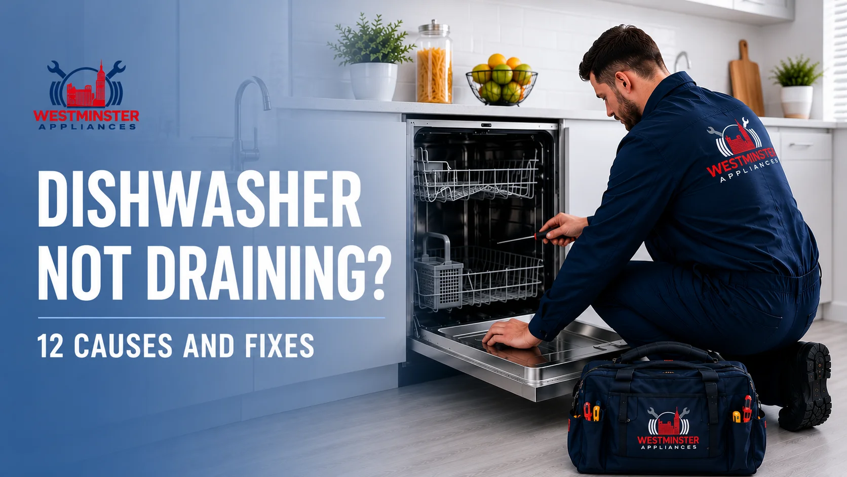 Dishwasher Not Draining? 12 Causes and Easy Fixes