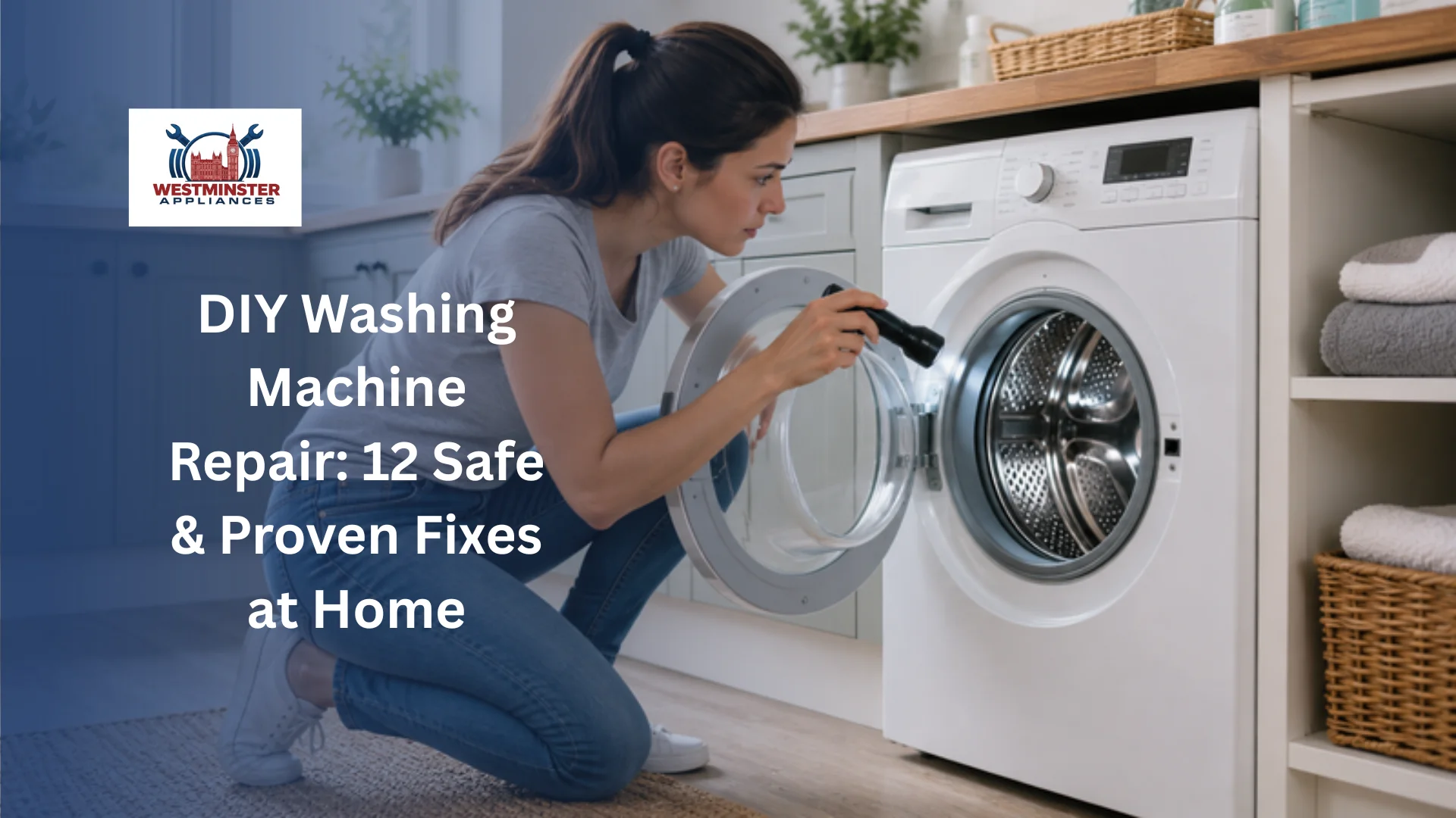 DIY Washing Machine Repair: 12 Safe & Proven Fixes at Home